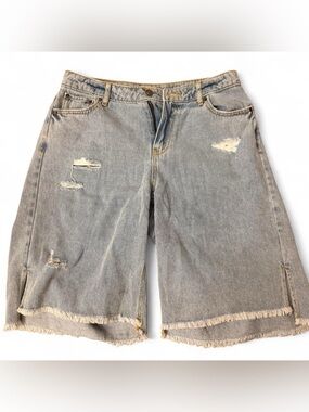 Future Collective Alani Noelle Jorts Light Blue Denim